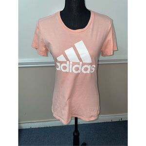 Adidas Amplifier Tee Peach Short Sleeve Tee Size Small
